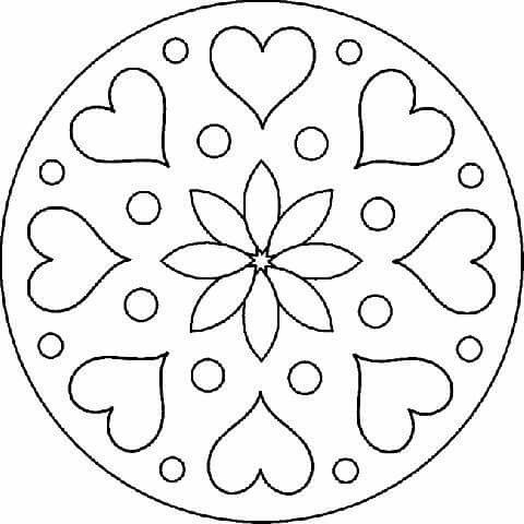 480x480 Mandala Mandala, Felt