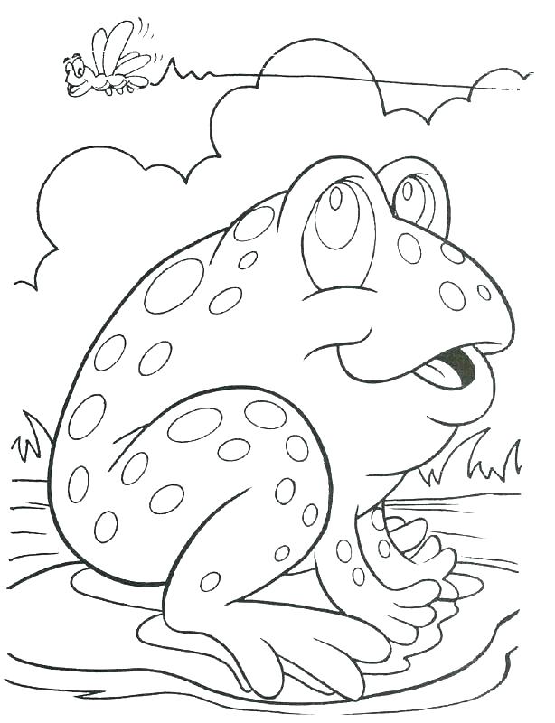 614x800 Frog Coloring Page Coloring Page Frog Jumping Frog Coloring Page