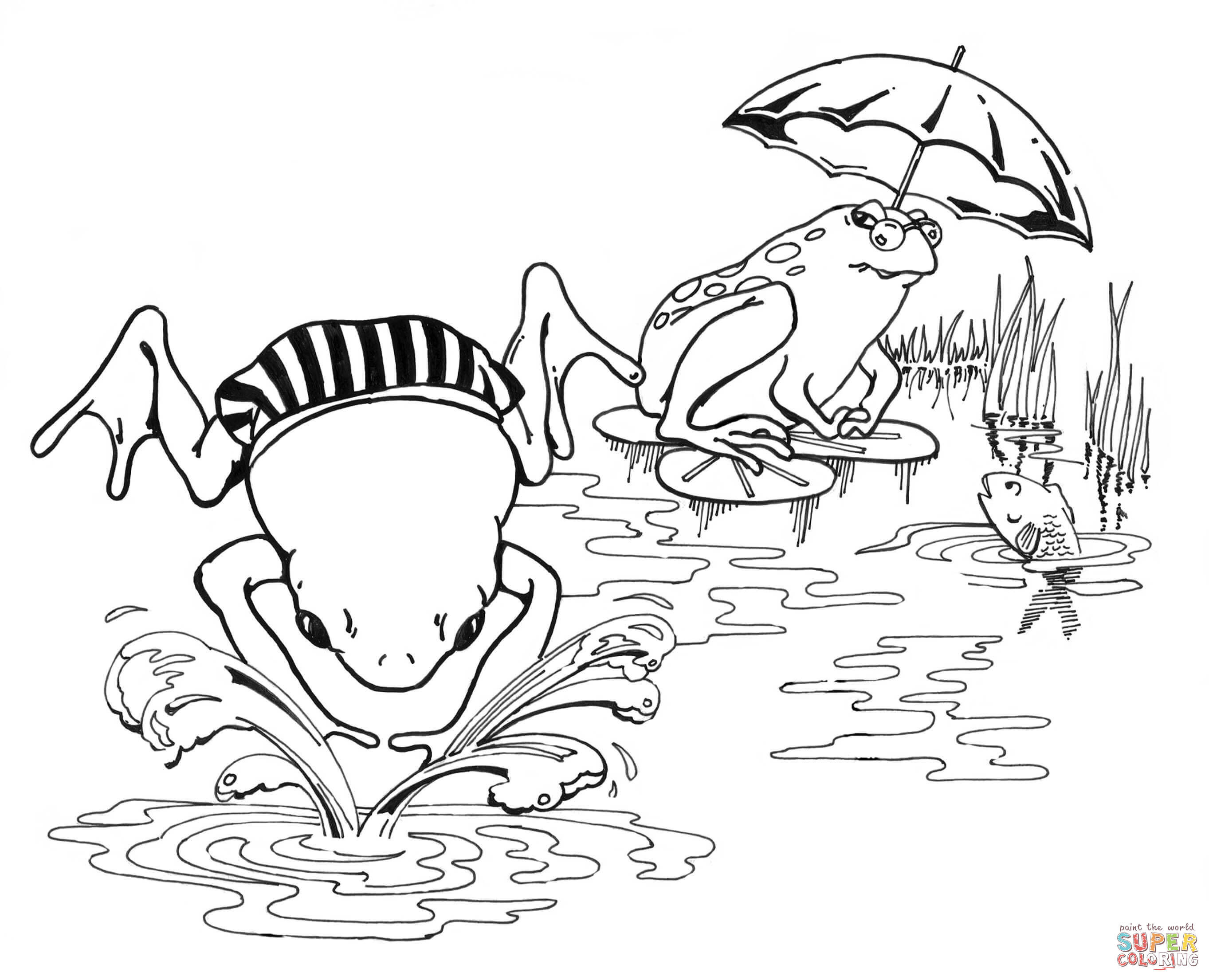 2726x2210 Frogs Coloring Pages Free Colouring Lively Poison Dart Frog