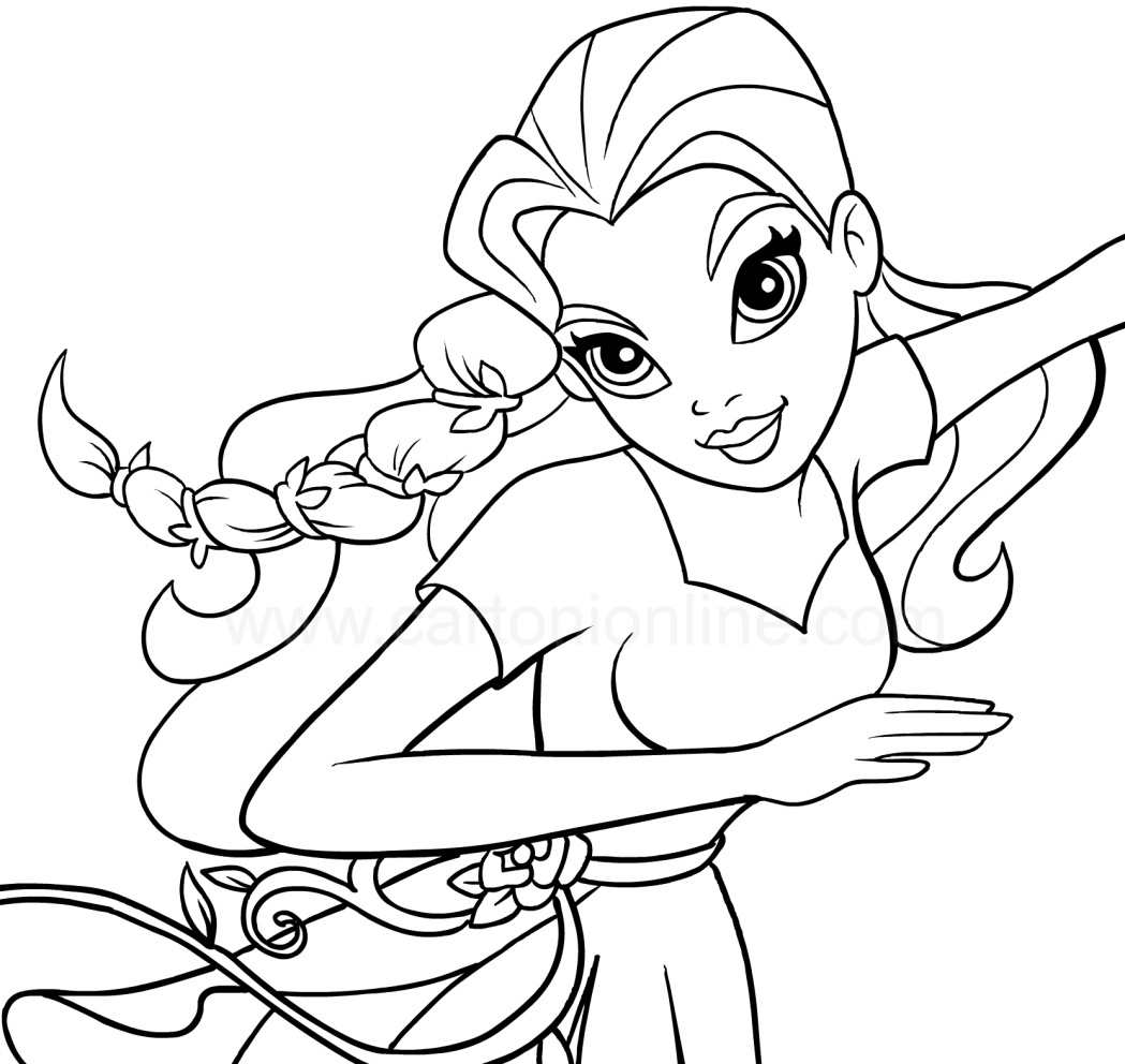 1049x992 Poison Ivy Cartoon Coloring Pages Download Coloring Sheets