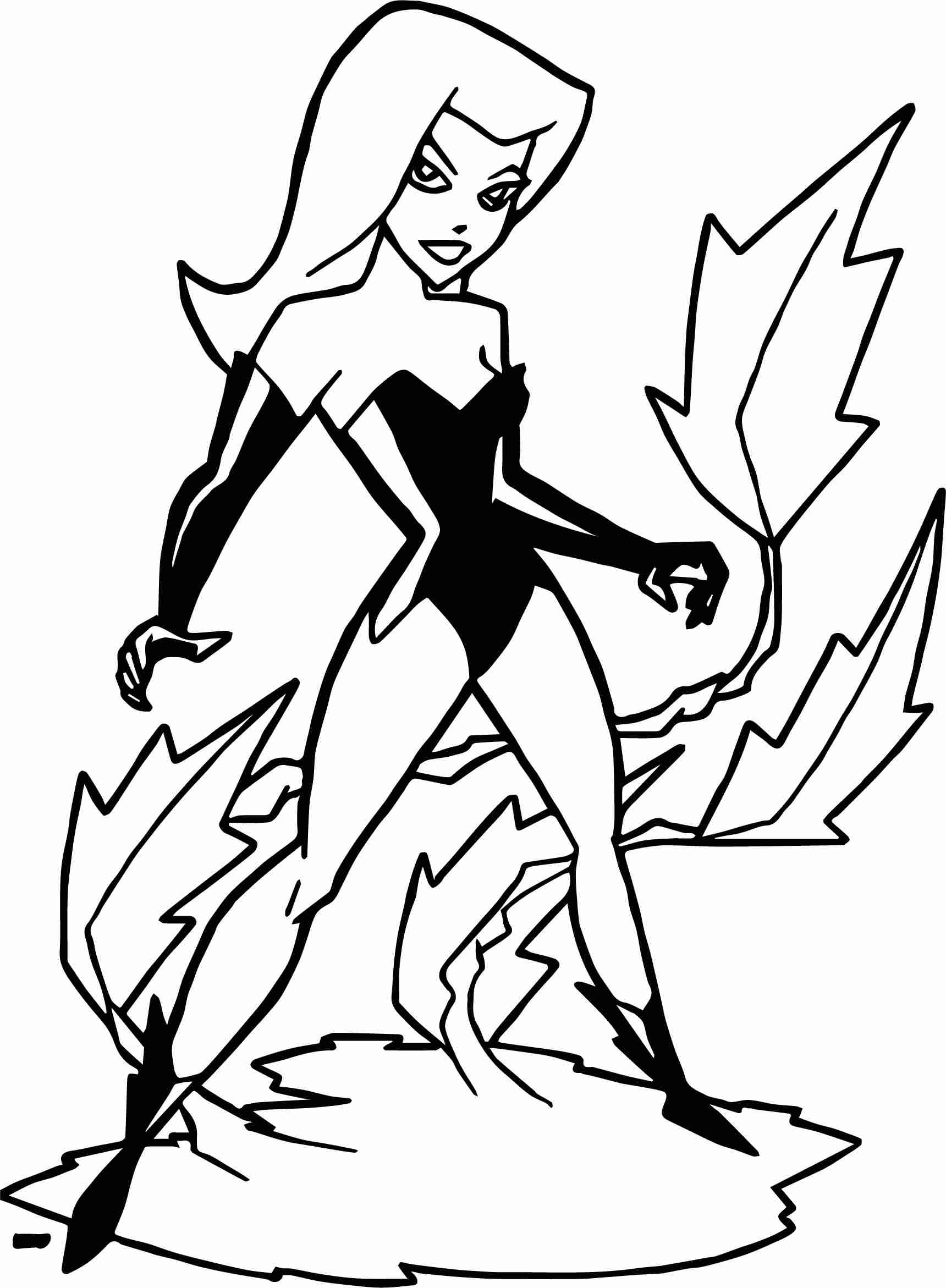 1720x2342 Poison Ivy Coloring Pages Olegratiy