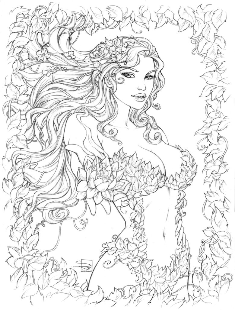 779x1026 Poison Ivy Pencils