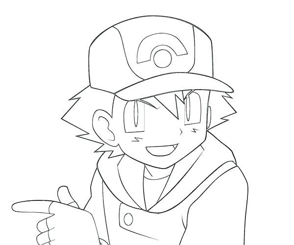 Pokemon Ash Coloring Pages at GetDrawings | Free download