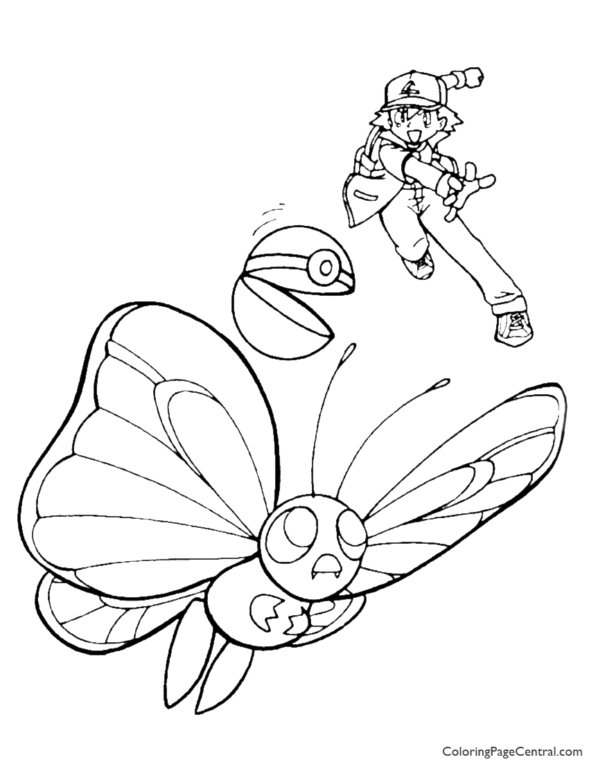 850x1100 Pokemon Ash Coloring Page Coloring Page Central