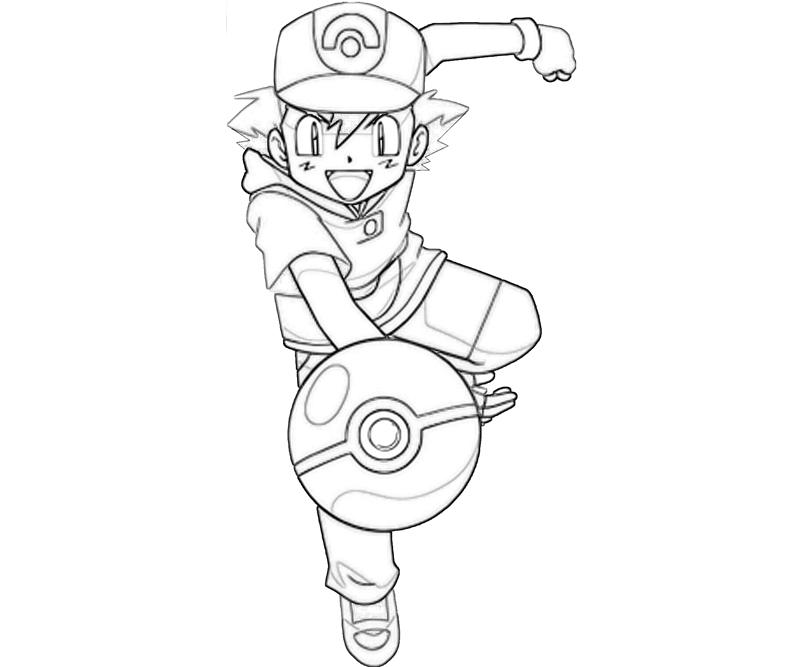 800x667 Ash And His Pokemon Coloring Pages
