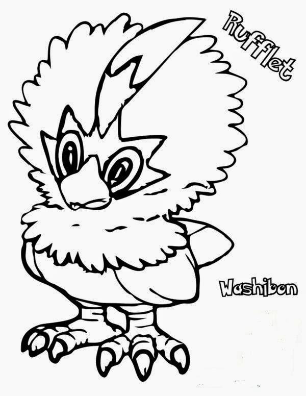 600x776 Pokemon Black And White Coloring Pages