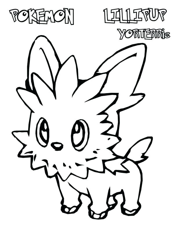 600x776 Pokemon Coloring Pages Black And White