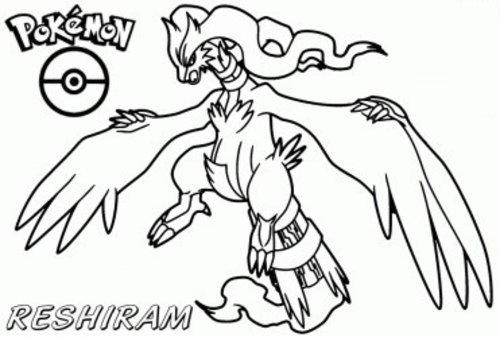 500x337 Pokemon Black And White Coloring Pages To Print
