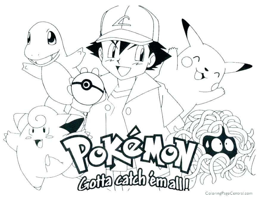 863x667 Pokemon Coloring Pages Websites