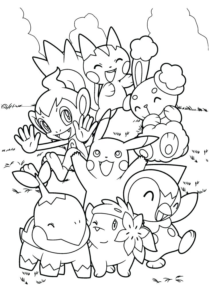 736x1031 Pokemon Characters Coloring Pages Best Coloring Pages Ideas