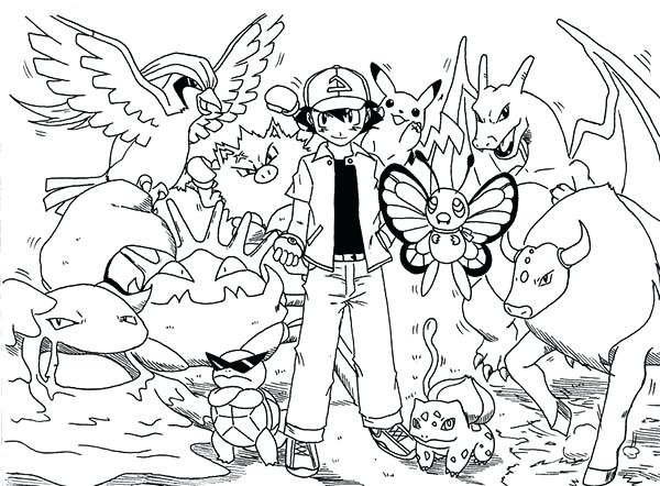 Pokemon Coloring Pages at GetDrawings | Free download