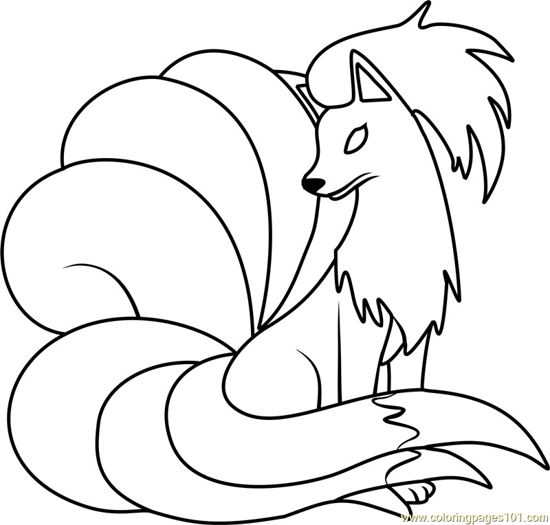 800x764 Pokemon Coloring Pages Of Vulpix All Leversetdujour Info