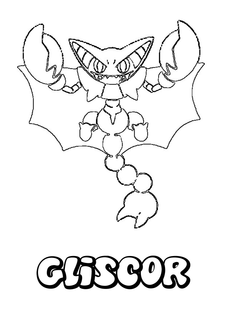 749x1060 Gliscor Coloring Pages