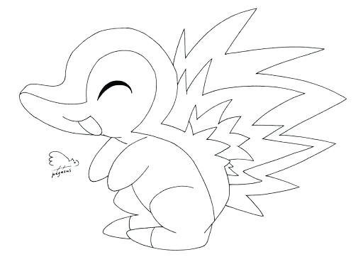 512x362 Pokemon Coloring Pages Cyndaquil Coloring Pages Para Hair Color