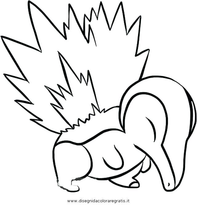 640x666 Pokemon Coloring Pages Cyndaquil Majestic Design Coloring Pages