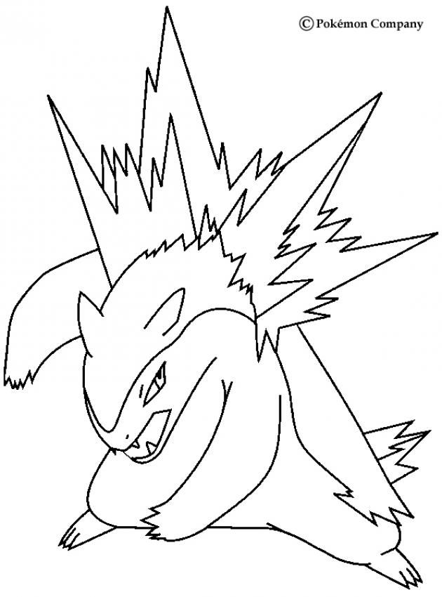 630x850 Typhlosion Pokemon Coloring Page More Fire Pokemon Coloring