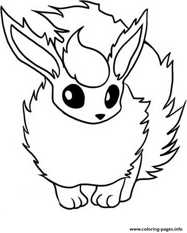 640x795 Flareon Coloring Pages Eevee Evolutions Printable Prixducommerce