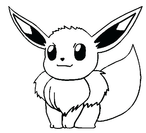 600x544 Pokemon Coloring Pages Eevee Evolutions Together Kids Coloring