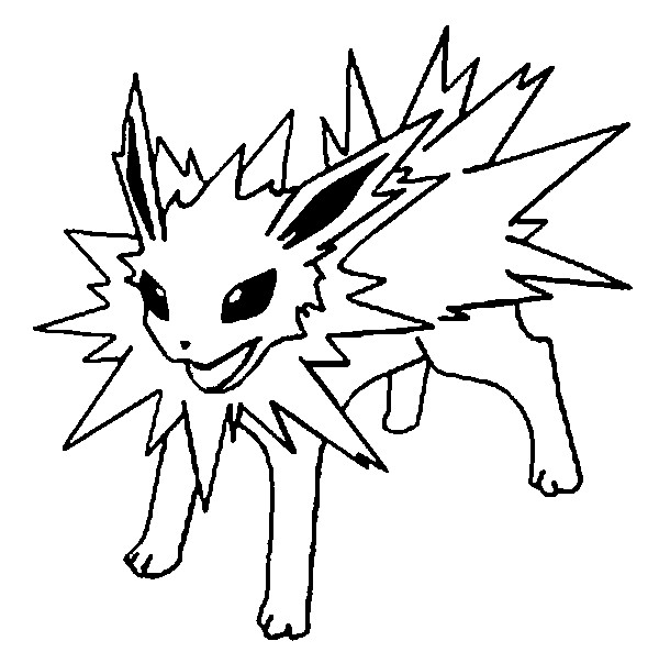600x603 Pokemon Coloring Pages Eevee Evolutions Pokemon Coloring Pages