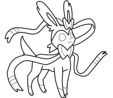 232x200 Espeon Coloring Page