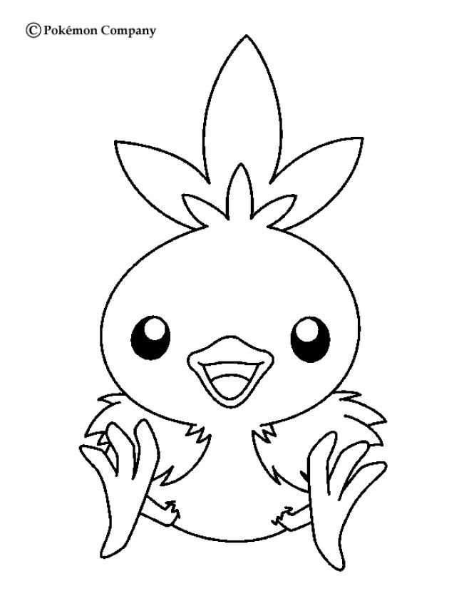 651x850 Torchic Pokemon Coloring Page More Fire Pokemon Coloring Sheets