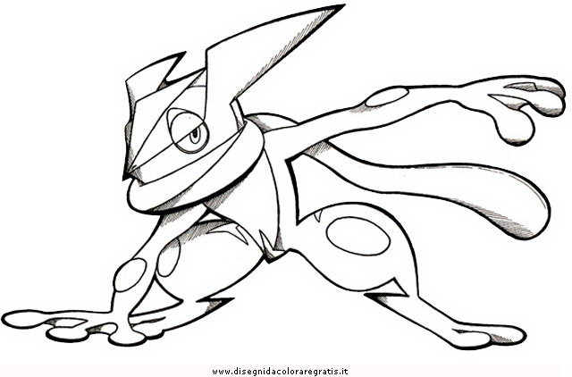 640x422 Greninja Pokemon Coloring Pages