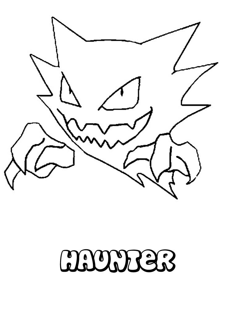 749x1060 Haunter Coloring Pages