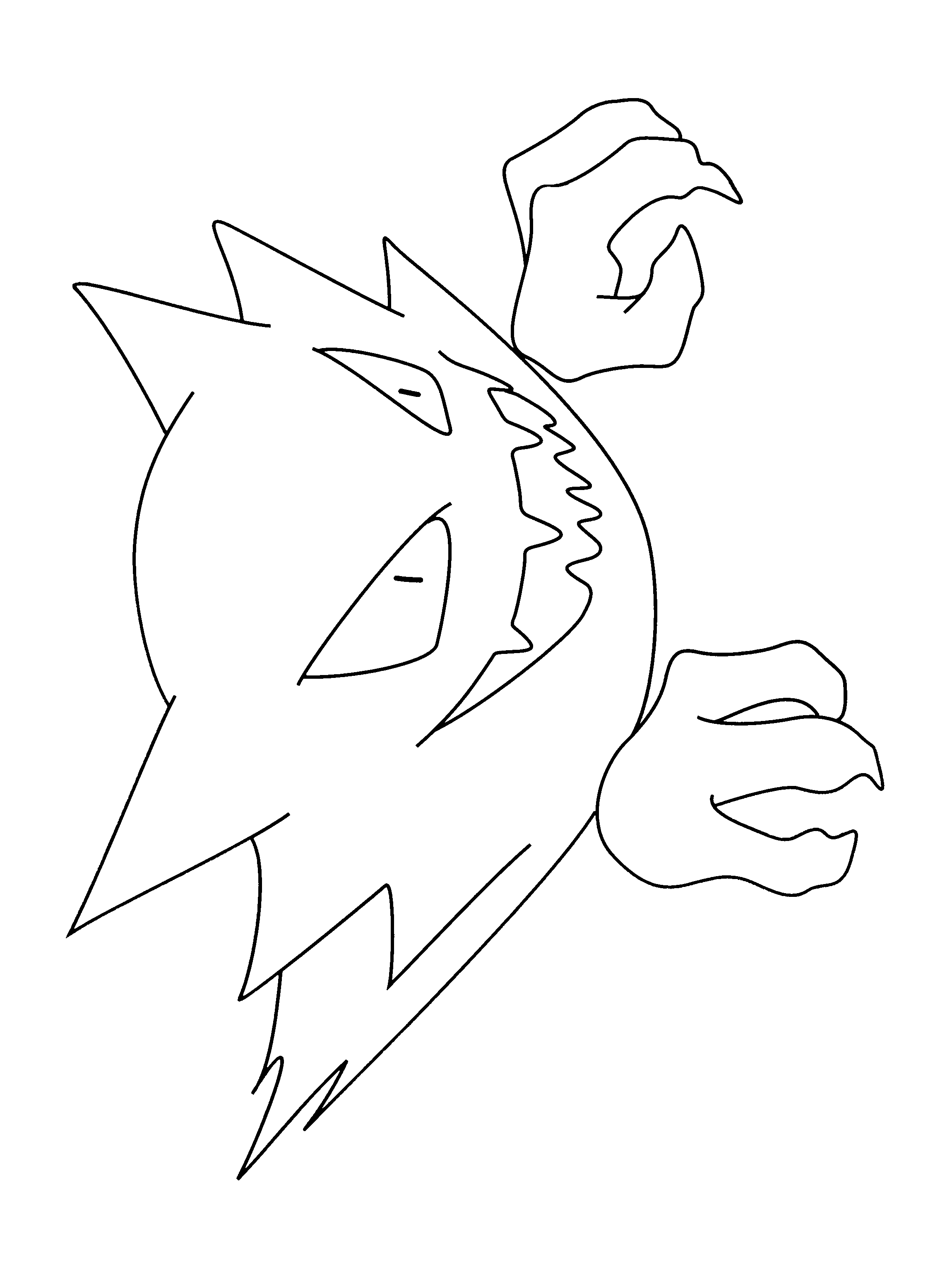 2300x3100 Haunter Coloring Pages Pokemon Coloring