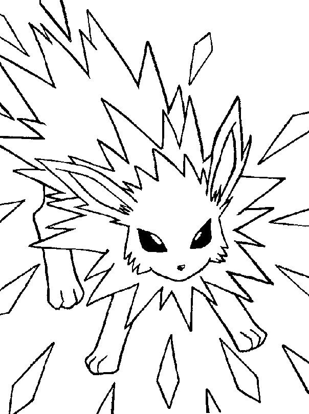 604x810 Jolteon Coloring Pages Awesome Best Pokemon Coloring Pages