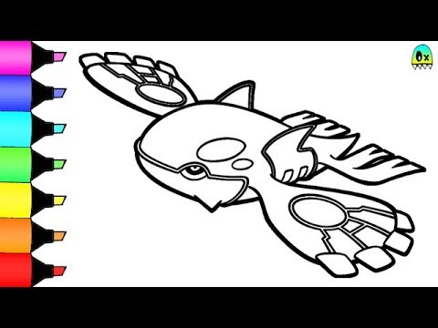 480x360 Pokemon Coloring Pages Kyogre Colouring Book Fun For Kids