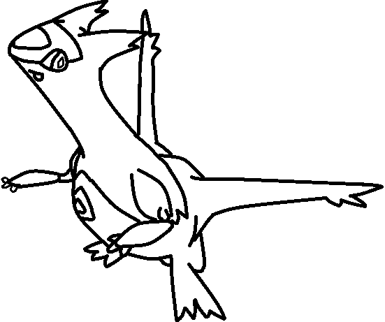 551x461 Latios And Latias Coloring Pages