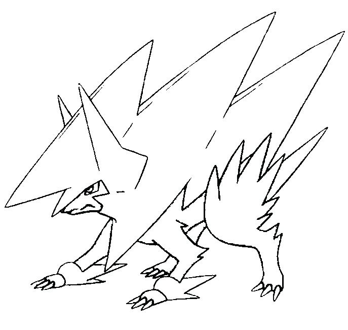 687x650 Coloring Pages Mega Evolved Drawing Coloring Page Mega Pokemon