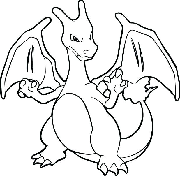 618x604 Free Printable Coloring With Pics Pokemon Coloring Pages Mega