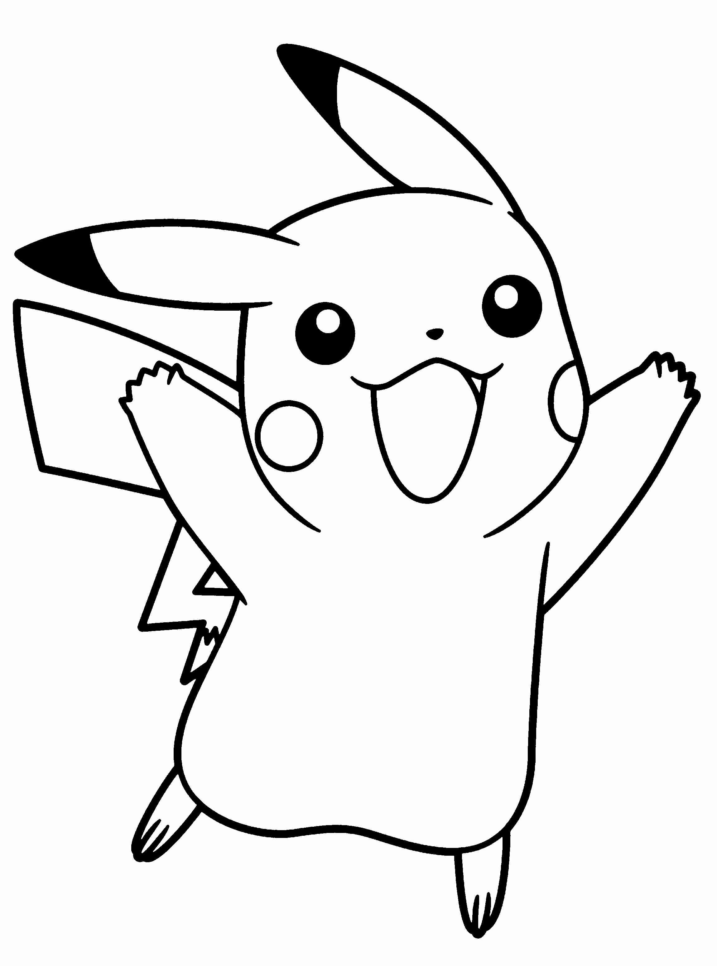 2300x3100 Pokemon Coloring Pages Pikachu Olegratiy