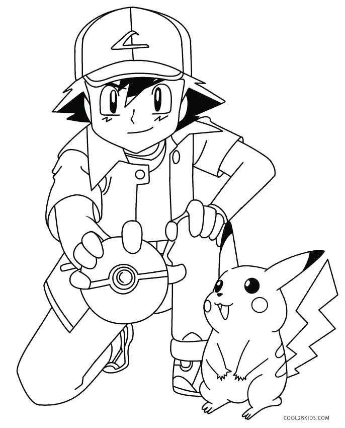 686x850 Printable Coloring Pages For Kids Ash And Coloring Pages Pokemon