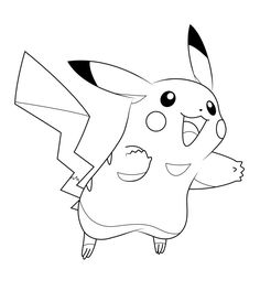 236x264 Pokemon Coloring Pages Pikachu Cute Color Pages