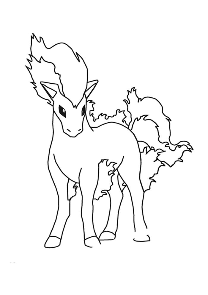 700x991 Ponyta Pokemon Coloring Page Coloring Pageslineart Pokemon