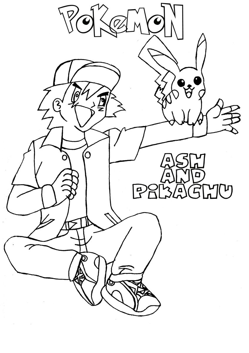 848x1200 Best Of Coloring Pages Ash And Pikachu