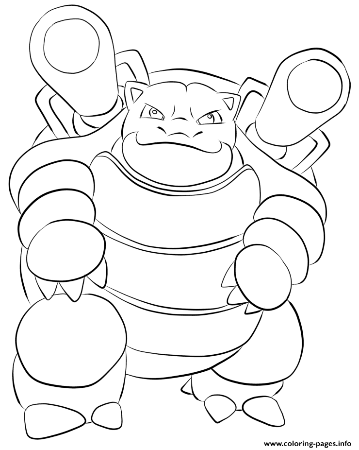 740x926 Pokemon To Print Blastoise Pokemon Coloring Pages Printable