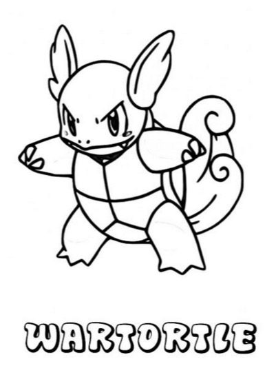 401x547 Wartortle Pokemon Coloring Page Coloring Book