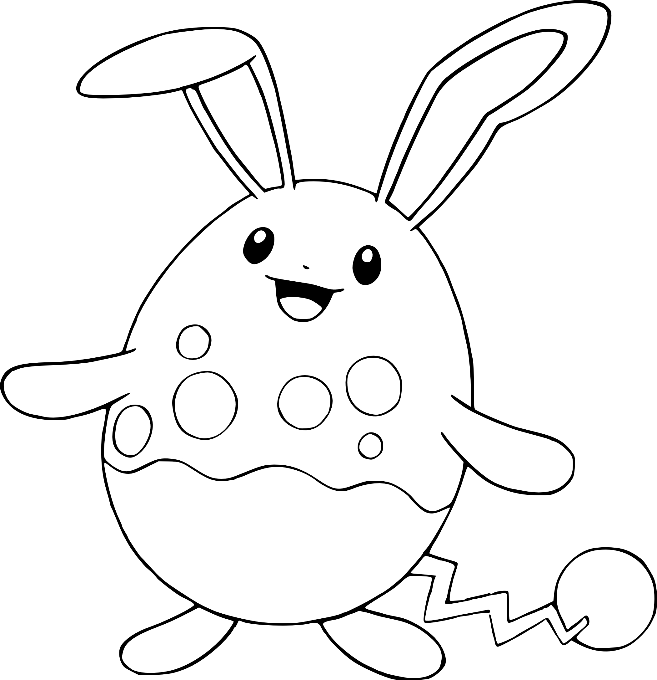 2102x2173 Azumarill Pokemon Coloring Page