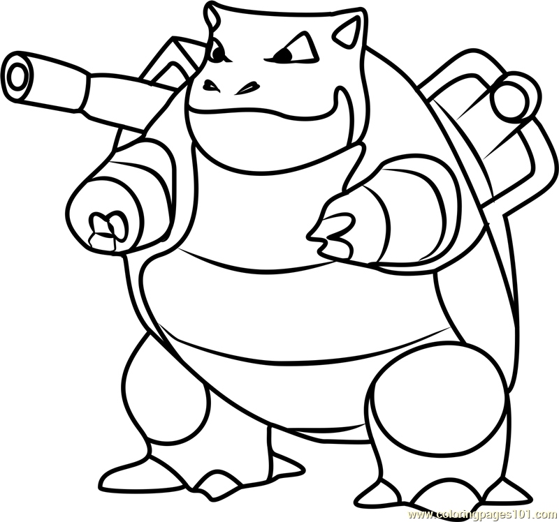 800x748 Blastoise Coloring Page Unique Pokemon Blastoise Coloring Pages