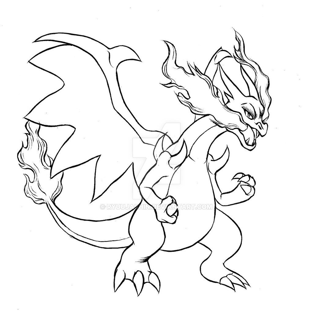 1024x1054 Pokemon X And Y Mega Evolution Coloring Pages
