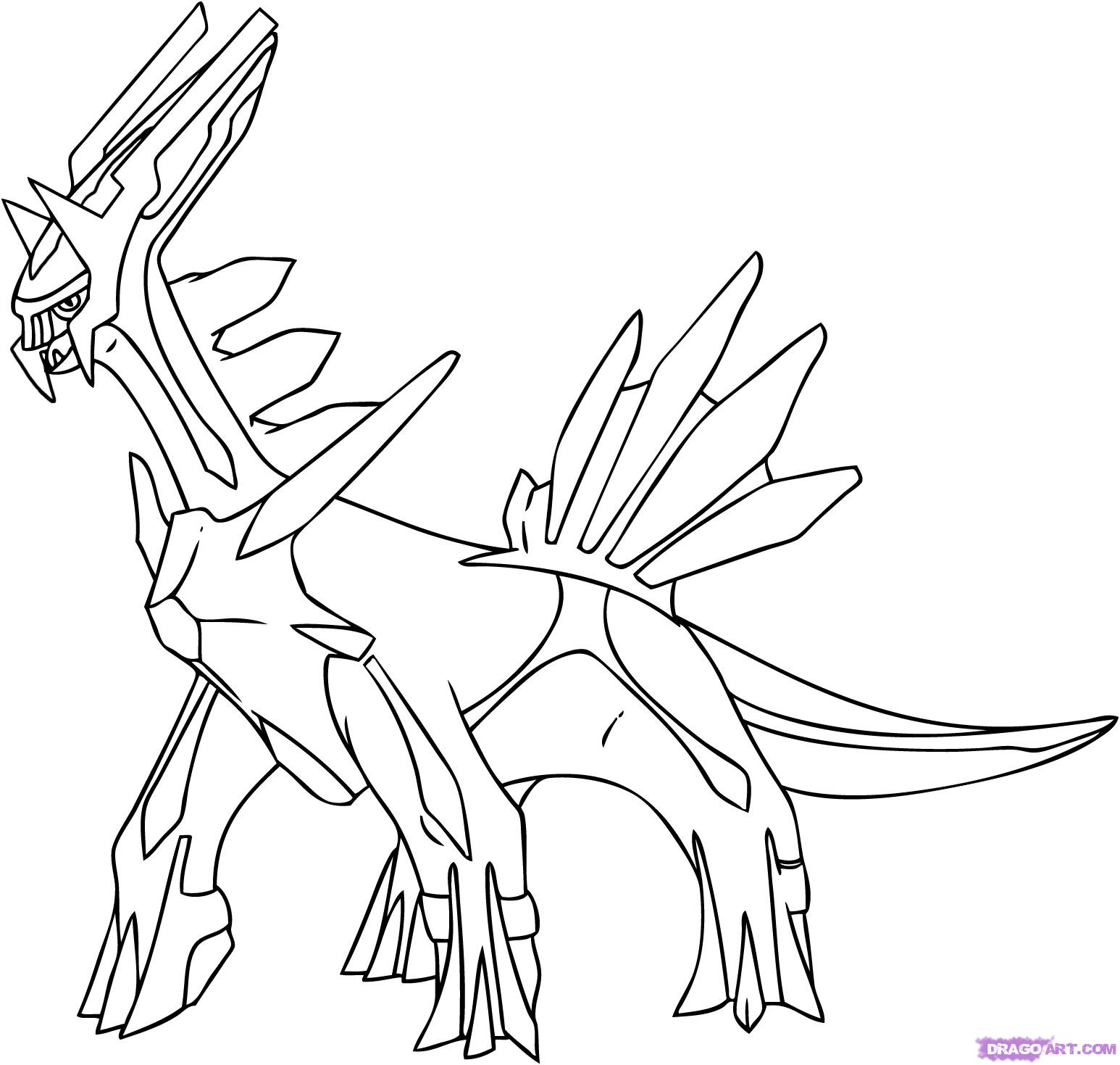 1546x1469 Pokemon Dialga Coloring Pages