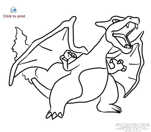 500x439 How To Color Pokemon Color Dragon Pokemon Color Sheets