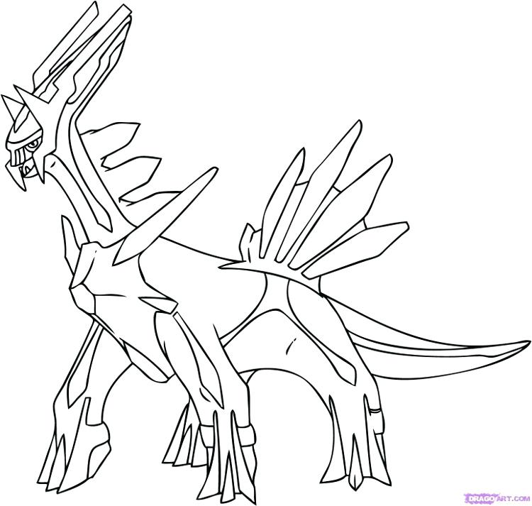 750x713 Pokemon Coloring Pages Dialga Big Dragon Coloring Pages Pokemon