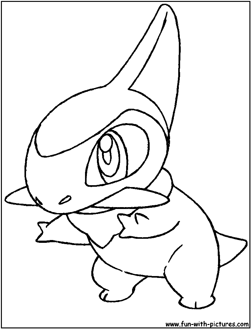 800x1050 Axew Coloring Page