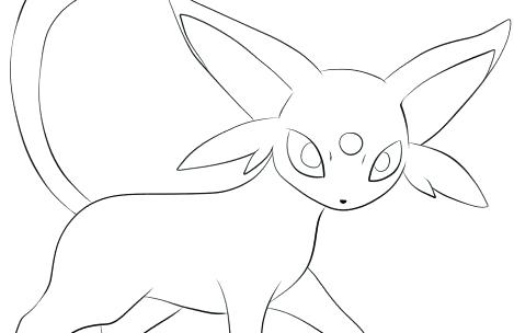 469x304 Espeon Para Colorear