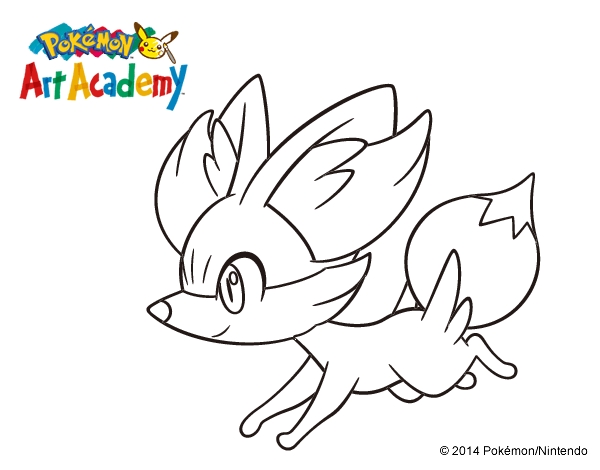 600x470 Majestic Pokemon Coloring Pages Fennekin