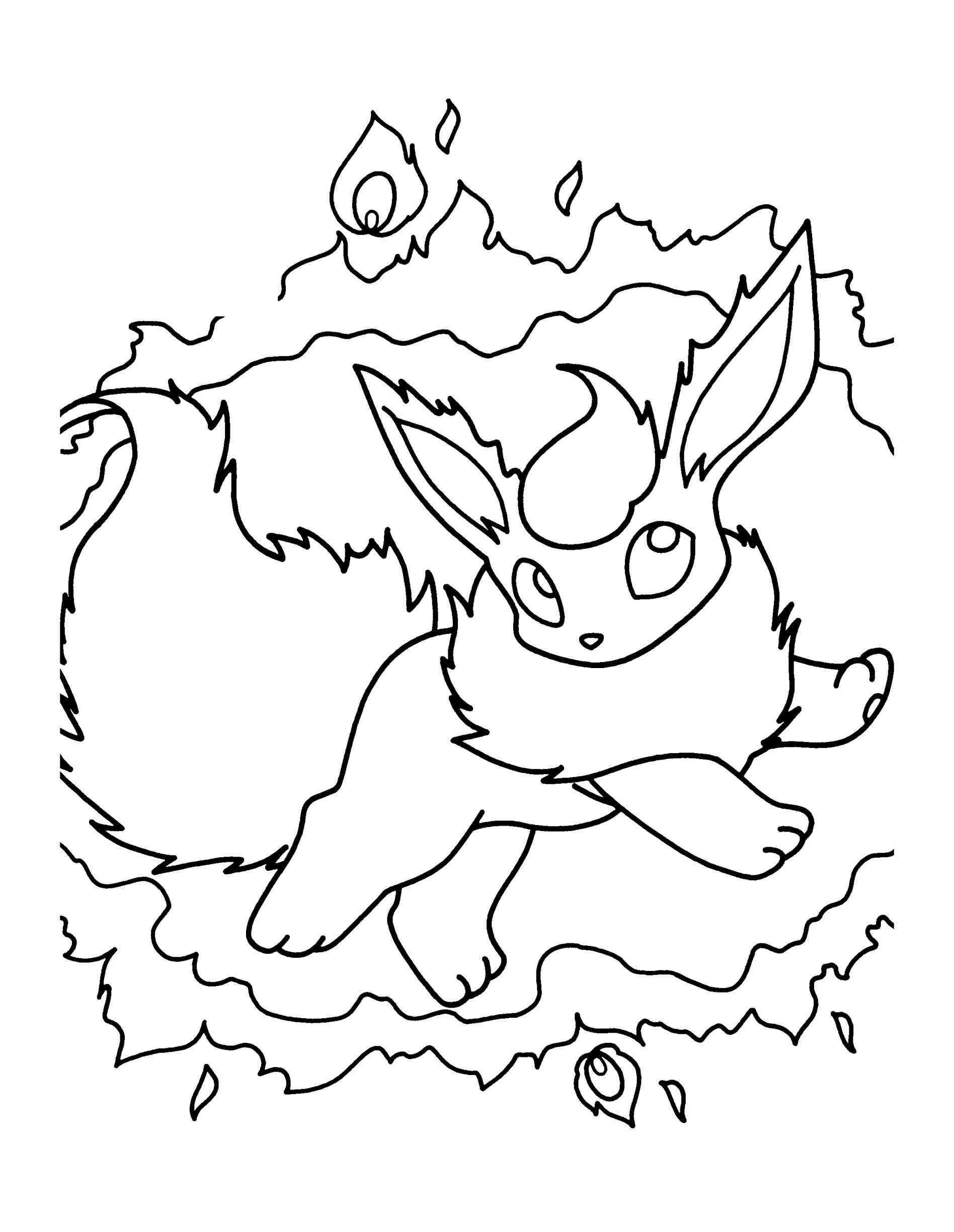 1896x2449 Pokemon Coloring Pages Flareon Pokemon Flareon Coloring Pages Az